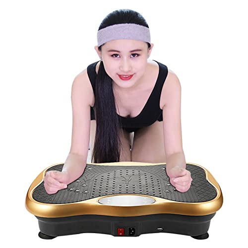 Máquina de ejercicios con plataforma vibratoria: equipo de fitness con plataforma vibratoria for todo el cuerpo for bajar de peso, tonificar y mejorar el bienestar; peso máximo del usuario: 330 libras Máquina de ejercicios con plataforma vibratoria: equipo de fitness con plataforma vibratoria for todo el cuerpo for bajar de peso, tonificar y mejorar el bienestar; peso máximo del usuario: 330 libras