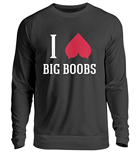 Pull Ich Liebe große Titten noir XL pour homme et femme confortable