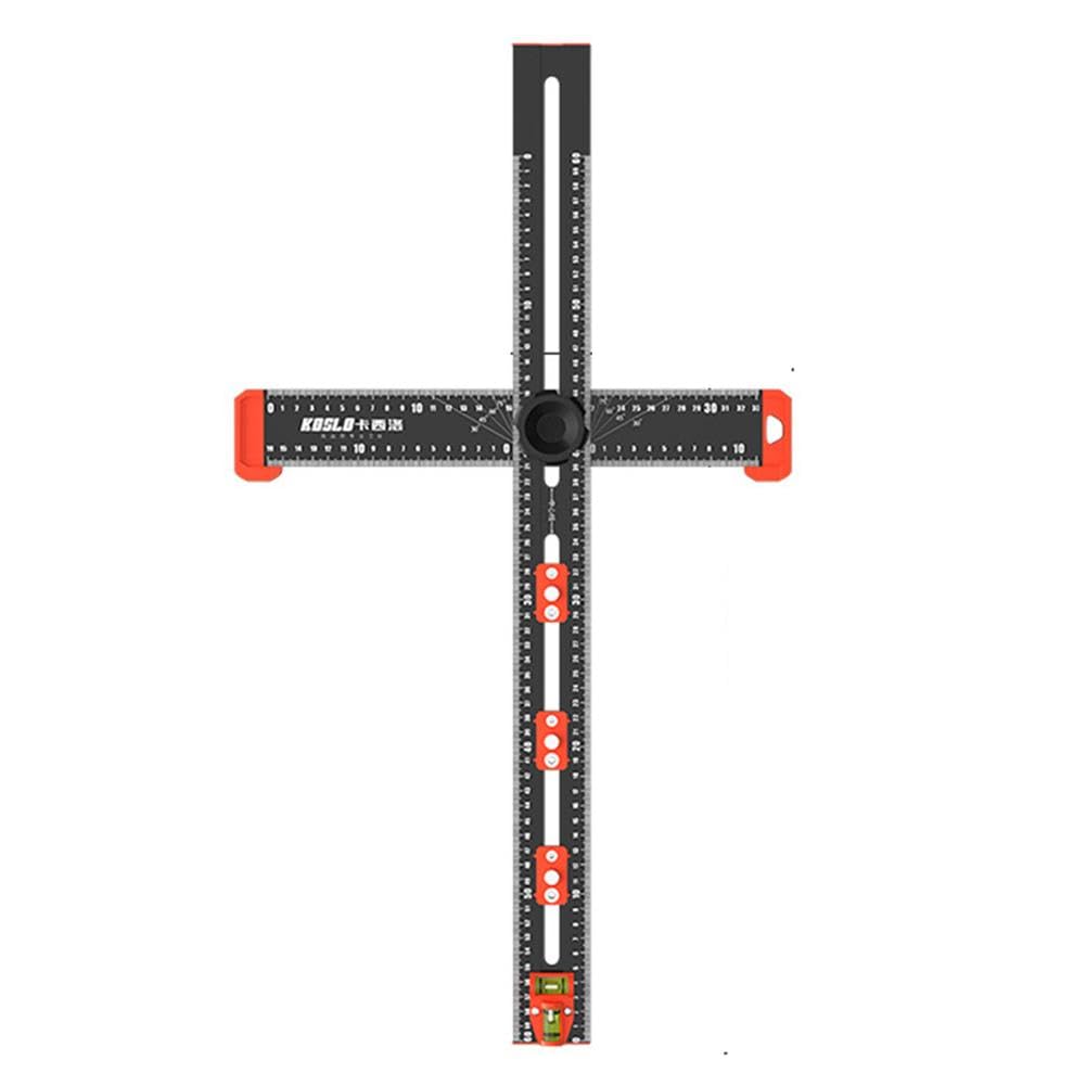 Righello 2 In 1 Per Posizionamento Del Trapano, Rullo A T Funzionale Woodworking - 5