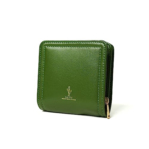 [バギーポート] BAGGY'S ANNEX バギーズアネックス カクタスレザー ヴィーガンレザー サボテンレザー 二つ折り財布 LZKM-391 (グリーン)