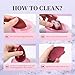 DUcare Makeup Brush Cleaner Shampoo Soap Solid Brush Cleaning Mat Removes Cosmetic Color Brush Cleaner Pad for Cleaning Makeup Sponges Brushes