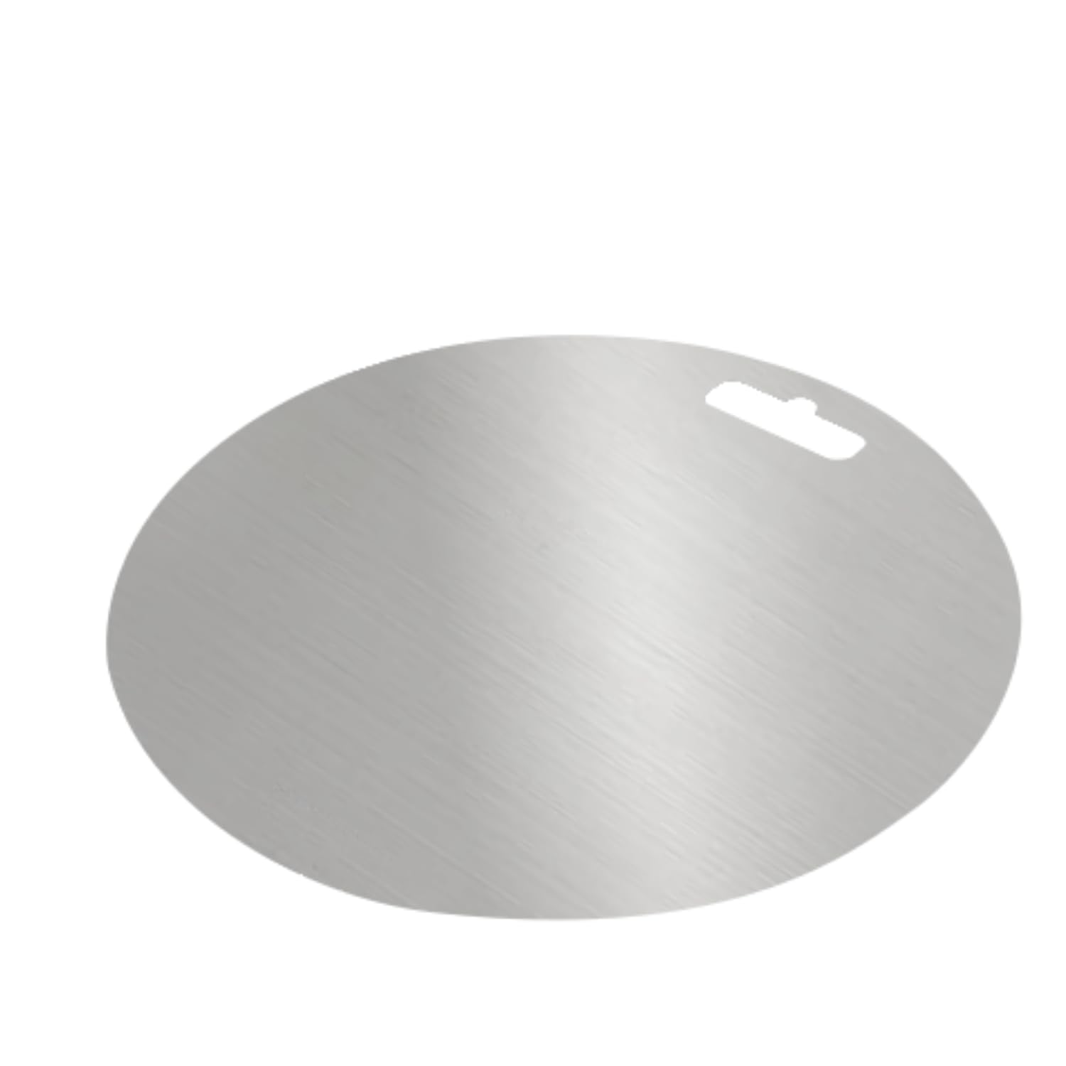 Peng Essentials Stainless Steel Chopping Board for Kitchen, Round, Small Size 30x20 Cm- Silver, Ideal for Chopping, Slicing, Dicing, Cutting & Serving Food (B0DDTLKT65) Amazon Price History, Amazon Price Tracker