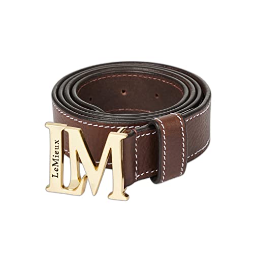 LeMieux Unisex Monogram Belt - Pin Buckle - Smart Equestrian Clothing Accessory