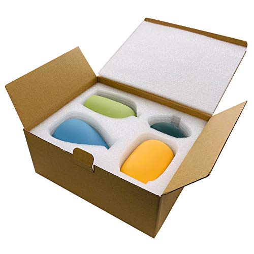 Small Ceramic Vase Decorative, Set Of 4 Flower Bud Vases #TOP6