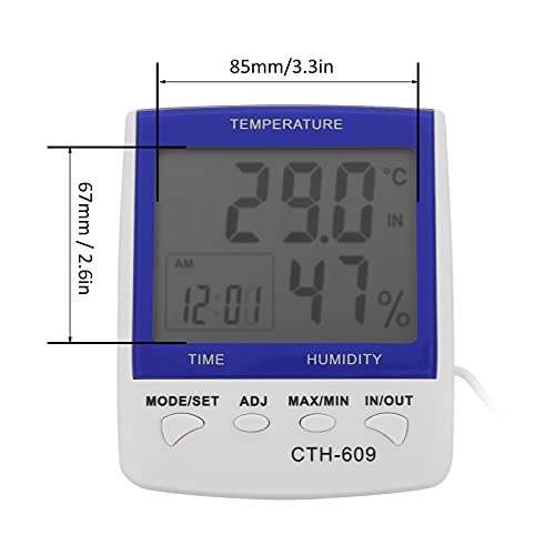 Termômetro Higrômetro, Medidor de temperatura e umidade montado na parede -50 ℃ -70 ℃ para estufa pa