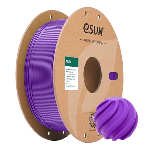 eSUN ABS+ 3D Printing Filament 1.75mm 1KG, Low Warping ABS Plus, Purple