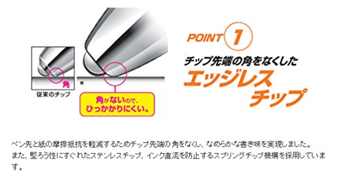 Image of Uni Ball Signo Knock Ballpoint Pen RT1 0.38mm Color, Black (UMN15538.24)
