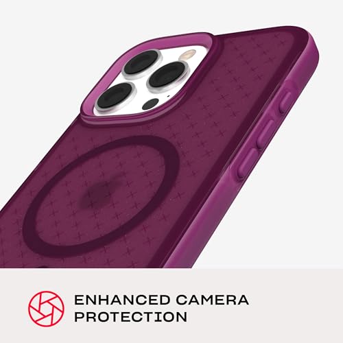 Image of Tech21 EvoCheck for iPhone 16 Pro Max Compatible with MagSafe - Impact Protection Case - in Plum