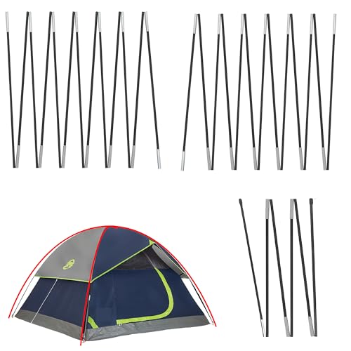Vekclit 3 PCS Tent Poles Replacement for Coleman 4...