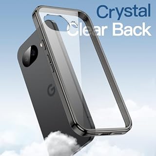 JETech Cover per Google Pixel 10a, Custodia Protettiva Antiurto Paraurti Anti-Ingiallimento per Telefono, Retro in PC Rigido Anti-Graffio (Nero)