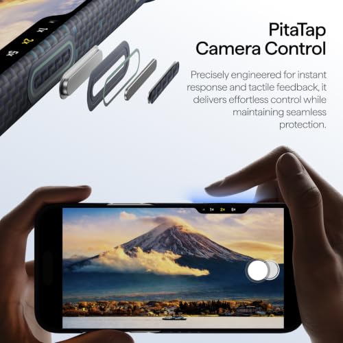 Image of pitaka for iPhone Pro Case 6.3 inch with Caseless Feeling, Nearfield Blue
