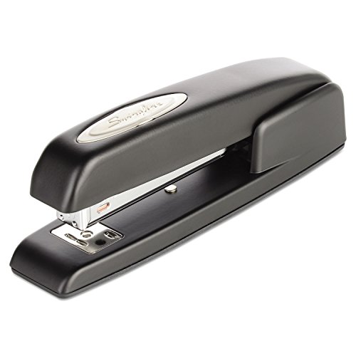 Swingline Stapler, 30 Sheet Capacity, 747 Business Stapler, Jam Free, Anti-Microbial, Metal, Black (74741)