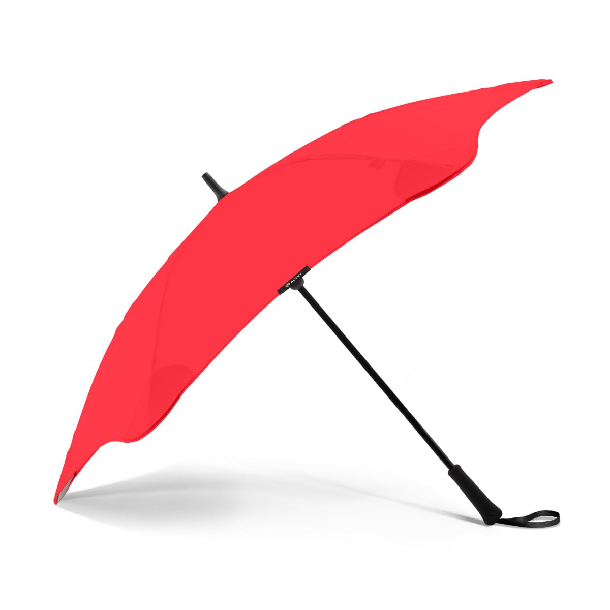 Blunt Unisex Red Classic Stick Umbrella – 120Cm 47'' Full-Lenth Stick Umbrella For Men & Women, Windproof & Waterproof, Patented Safer Tips, Repairable Modular Design, B Corp Certified