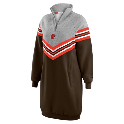 WEAR by Erin Andrews Women's NFL Chevron Stripe Dress2