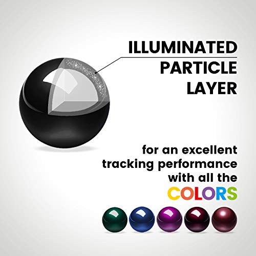 Image of Perixx PERIPRO-303GBK Small Trackball, 34mm Replacement Ball for PERIMICE-517 /520 /717 /720 and M570, Glossy Black