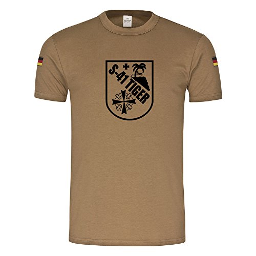 Camiseta Copytec BW Tropen S-41 Tiger color caqui talla M militar