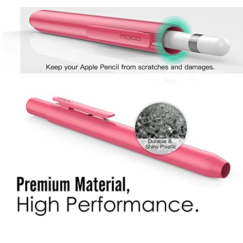 Image of MoKo Pencil Cover Compatible with Apple Pencil 1st Generation, Retractable Tip Cap Pencil Stylus Sleeve for 1st-generation Apple Pencil, Watermelon Red