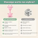 Żyrafa Tummy Time Toys nowa aktualizacja grzechotka i gryzak dla niemowląt