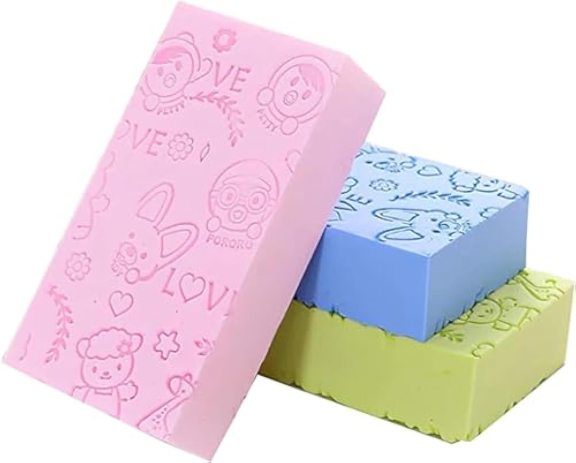 Ultra Soft Exfoliating Sponge Bath Brush, Japanese Spa Massager