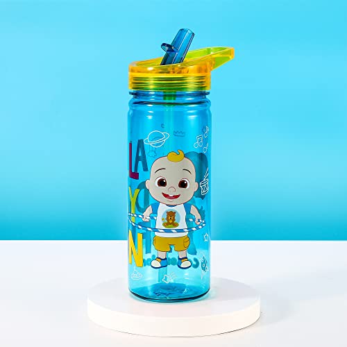 Zawadi Global Cocomelon 580ml Water Bottle for Kids School Drinks Bottle Made of Durable Ecozen Reusable BPA Free