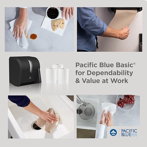 Pacific blau Basic recyceltem Papier Handtuch Rollen (vormals Marken Vorstellen) von GP Pro, 350 ’, braun, 12