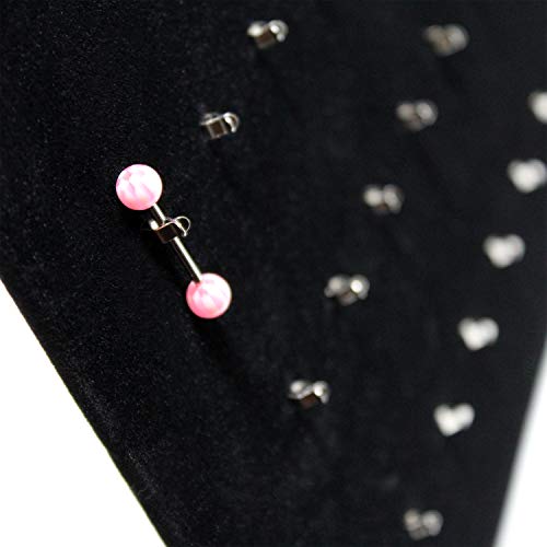 Mooca 68-E (BK)X2 54 Clip Pendant/Body Jewelry Showcase Display Pad thumb #7