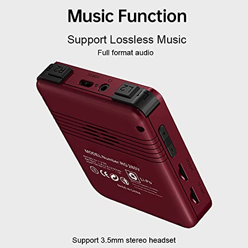 RG280V Retro Game Console Handheld Game Player Open Source System 2.8 polegadas IPS tela CNC Shell M