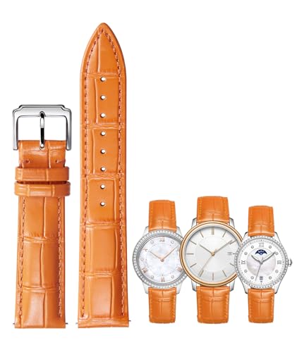 Image of BINLUN Genuine Leather Watch Bands Women Men Quick Release Leather Watch Straps Replacement with 12 Colors Option (10mm, 12mm, 14mm, 15mm, 16mm, 17mm, 18mm, 19mm, 20mm, 21mm, 22mm, 23mm)