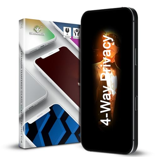 Image of Supershieldz NeoGuard True 360 Privacy Tempered Glass Screen Protector Guard for iPhone 16 Plus and 15 Plus, 9H Hardness, Anti-Static, Case-Friendly, Easy Installation Kit - 1 Pack