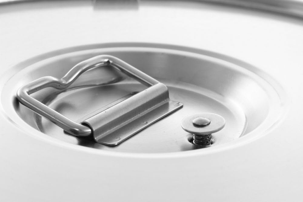 HENDI Thermotransportbehälter, mit einem speziellen Isoliermaterial gefüllt, Thermotransport, 10L ø330x(H)220mm, Edelstahl