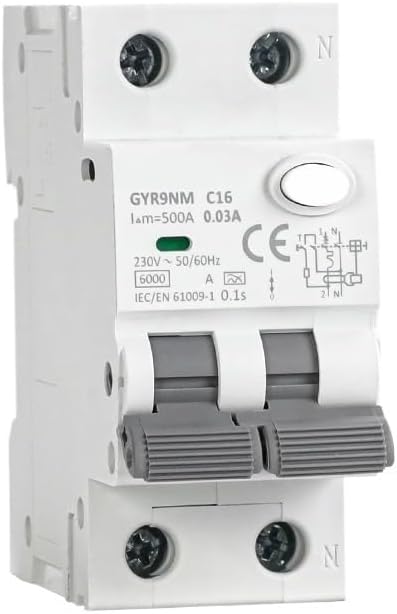 Type A RCBO 2P 4P Magnetic Residual Current Circuit Breaker with Over Current Protection 10A 16A 25A 32A 40A 30mA(4P 16A 30mA)