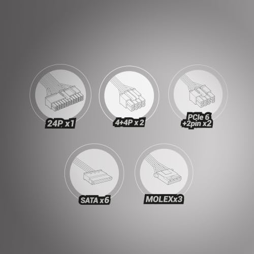 RADIX ECO X 850 Alimentatore PC ATX 850W 6 Anni di Garanzia - Alimentatore - Immagine 5