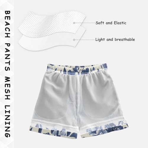 Pigsaly Boys' Swim Board Shorts Black Bat Rose Boy's Swim Trunks Kids Swimwear 4T4