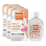 Merz Spezial Haut Haare Nägel Dragees - 3 x 120 Dragees - Nahrungsergänzungsmittel mit 13 Mikro-Nährstoffen für strahlende Haut, glänzendes Haar und feste Fingernägel