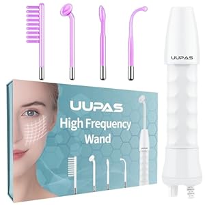 UUPAS Hochfrequenz Gesichtsstab mit 4 Argon-Röhren