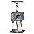 PawHut 3 Level Cat Tree for Indoor Cats Activity Centre Sisal Scratching Posts Perch Condo and Ladder Cat Furniture For Kitten - Grey