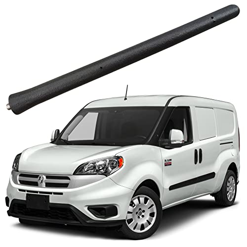 Rubber Antenna for Dodge Ram ProMaster (2014-2022), City, Cargo Van, 1500 2500 3500 Antenna - Car Wash Proof, 6 3/4 Inch Internal Copper Coil Antenna Mast Replacement