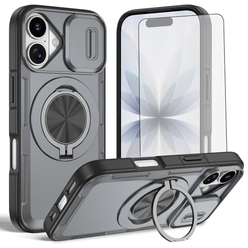 Coque iPhone 17 6,3" antichoc avec protège-écran accessoires cellulaires verre trempé