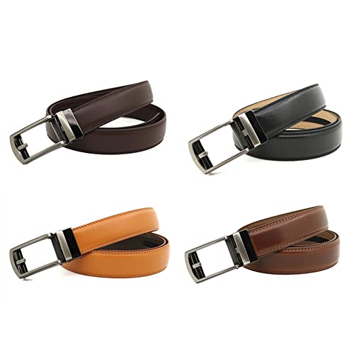 Comfort Click Belts for Men,Business Casual Belt with Automatic Buckle,Genuine Leather Dress Belts for Office2
