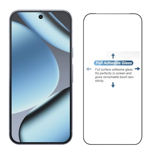 Image of POPIO Military-Grade Gorilla Tempered Glass for Google Pixel 10 /10 Pro (Black) with Edge to Edge Coverage and Easy Installation kit