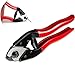 Steel Cable Cutter - Wire Rope Cutter - Bicycle Cable Cutter for Cable Railing,Up to 5/32 inch Copper Cable Cutter