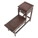 Polyvalence : idéal pour les consoles d’entrée, les petits supports en bois dans les cafés ou les studios, et les présentoirs à pots de fleurs dans les maisons ou les bureaux, s’adaptant à les décors, socle en bois antique, socle pour bonsaï d’intérieur