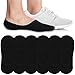 Eedor Women's No Show Socks, Comfy and Breathable Non-Slip, Low Cut Invisible Liner Socks for Casual and Formal Wear, Durable, Soft, Stretchable Fabric - 3 Pairs, Small, Size 5-7 - Black