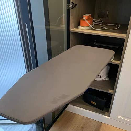 Foldable Space Saving Ironing Board Telescopic Clothing Board Hidden Pull Out in Cloakroom Storage Room - Convenient Foldable Ironing Table