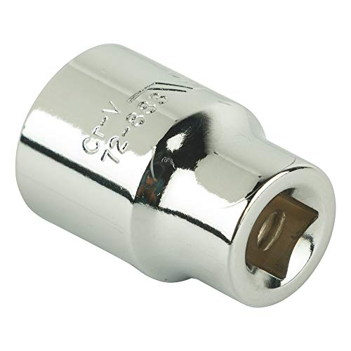 Image of STANLEY STMT72883-8B 1 /4-inch 12mm Chrome Vanadium Steel 6 Point Standard Socket (Silver)