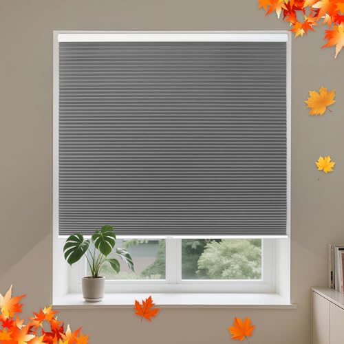 Allesin Cellular Shades Cordless Blackout Honeycomb Blinds for...