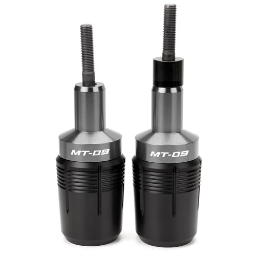 Image of Compatible with 2026 MT09 2025 MT 09 2024 2023 MT09 SP 2022 2021 MT-09 TRACER 9 GT FZ09 CNC Motorcycle Frame Sliders Crash Protector Pad Falling Protection (Grey)