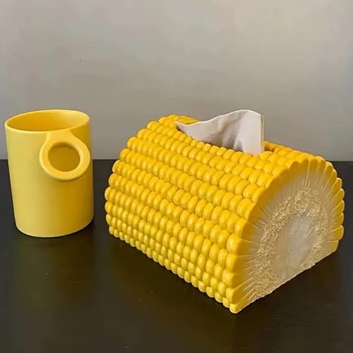 Boîte à mouchoirs en fibre de maïs douce et structure rigide - 6
