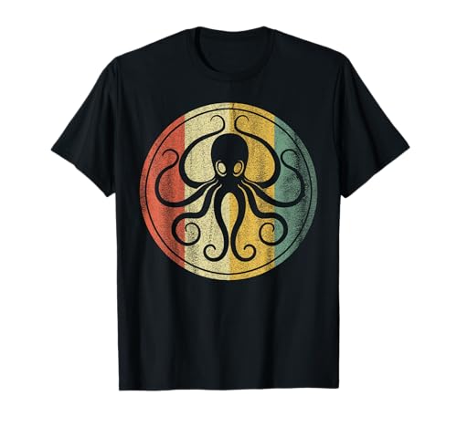 Retro, Vintage Sea Monster Octopus, Kraken & Cthulhu Shirt T-Shirt