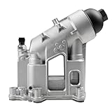 Upgraded Aluminum Engine Oil Filter Housing Oil Cooler Kit 11427807799 7797392 For BMW E81 E82 E83